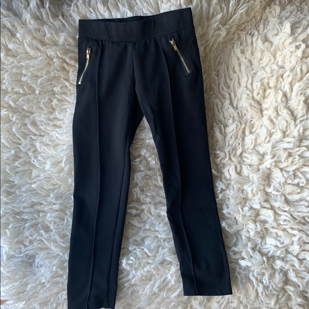 Black dress stretch pants